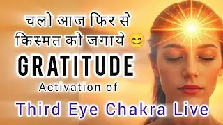 Third Eye Chakra Awakening Intuition & Instant Manifestation With Gratitude Live👍