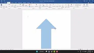 How to insert up Arrow in MS word