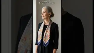 Senior Women's Dinner Invitation Fashion Ⅲ #seniorfashion #styleafter50 #agelessstyle #timelessstyle
