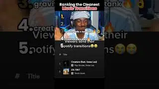 Ranking the cleanest music transitions #music #transition #usa