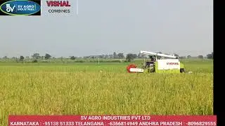 VISHAL MARLIN #GARUDA  ||Track combine high Speed Harvesting||