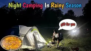 Night Camping In Rainy Season | Jharkhand Camping #forestcooking