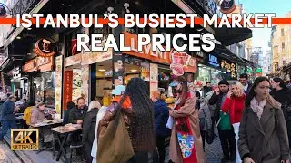 Istanbul Turkey 4K Walking Tour | Mahmutpaşa Bazaar to Emin&ouml;n&uuml; &ndash; Prices, Shops & Souvenirs
