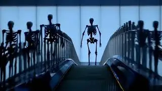 Escalator Dream (section from The Eternal Recurrence, an AI movie)