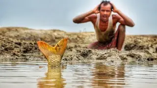 Excellent Fishing Video | Amazing River Side Underground Fishing by Hand | Incredible Fishing