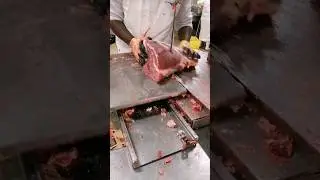 Meat Cutting With Machine Skill #shorts #viral #viralvideo