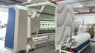 ZLT-WV12 Computerized Chain Stitch Multi-needle Quilting Machine macchina per cucire materassi