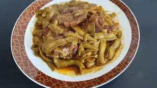 tajine de f&egrave;ves facile et rapide &agrave; r&eacute;aliser😋😋👍