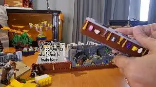 Harry Potter Lego MOC Diagon Alley - Making a higher MILS plate