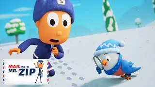 NEW! Mystery Snow Animal! | Mail with Mr.ZIP Mailman Cartoons | Fun Videos for Kids & Families