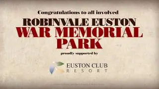 Robinvale Euston War Memorial reflection