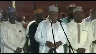 John Mahama recites full verse of Qur'an Chapter 112 at the 2021 National Maulid.