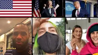 Celebrities React To Trump losing the Presidential Election