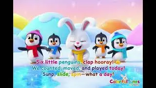 Six Little Penguins Dance with Benny ❄️🐧 | Fun Counting Song for Kids 🎵#sixlittlepinguin#bennysong