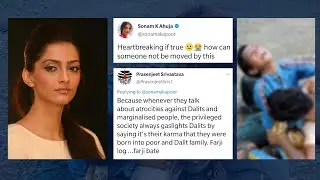 Sonam Kapoor REACTS to Dalit family taking poison during eviction in Guna; Twitterati call her out