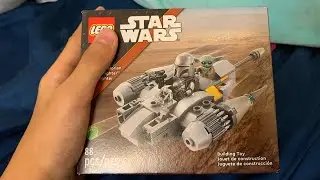 Opening lego Mando ship set :)