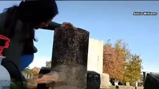 Vandalism at historic Bedford cemetery