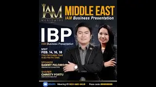 MIDDLE EAST IBP | 18 FEB 2022 | GM SAMMY PALOMO | MENTOR CHRISTY ANNE FORTU