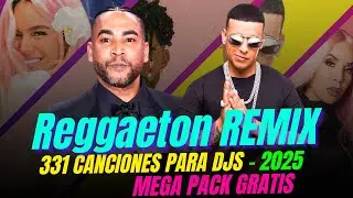 MEGA Pack 2 GB de REGGAETON REMIXES 2025 GRATIS para DESCARGAR