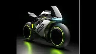 Segway APEX H2 hydrogen electric hybrid motorcycle. Segway APEX H2氢电混合动力摩托车