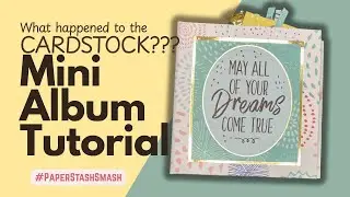 Can I make a mini album without cardstock? Watch this!