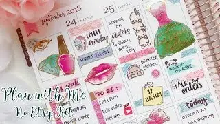 Plan with Me - No Etsy Kits (Michael's Stickers)
