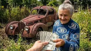 We Found 1932 Bugatti Atlantic for $1,000&hellip; Then Restored It || ASMR Car Restoration!