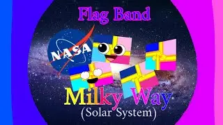 The SolarFlags Band (Flag Band): The Solar System (MILKY WAY NASA)