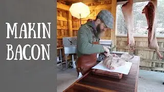 How to Cut Jowl Bacon With  Hand Hewn Farm