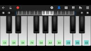 Kantara Movie BGM | Easy Mobile Perfect Piano Tutorial On Walk Band