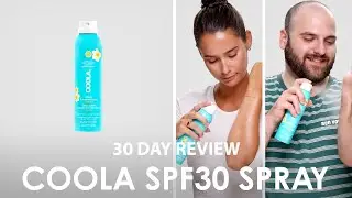 30-Day Team Review Coola Classic Sunscreen Spray Pina Colada SPF30