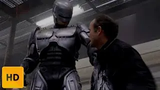Робокоп / RoboCop (1987) Робокоп уничтожает нарко лабораторию.