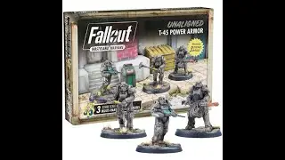 Wasteland Warfare T45 Power Armor Unboxing