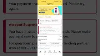 Amazon pay later block and let fee new video 2025