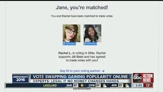 Vote swapping gaining popularity online