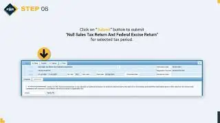 How to file Null Sales Tax Return - Single Sales Tax Return