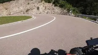 Harley Davidson Sportster iron 883 hairpins dolomites Italy