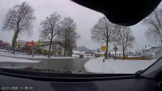 GERMANY ROAD TRIP / GR&Uuml;NDL -- KEMPTEN / SNOW DRIVING  3/10  #roadtrip #winter #snow #travel #traffic