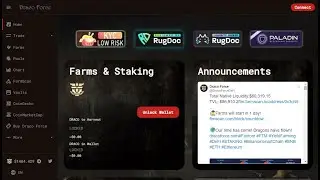 Draco Force - #1 Generation Decentralized Stable Yield Aggregating Farm on FTM pptx
