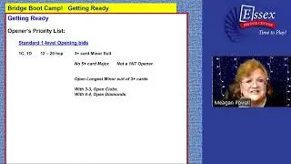 Bridge Boot Camp - Getting Ready