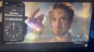 Tony Stark snaps into the New Year 2023! Perfectly Synced