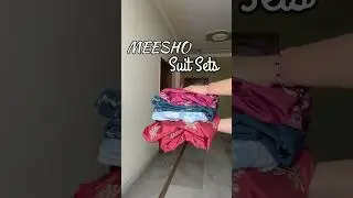 Meesho Suit Sets #meesho #shortsfeed #ashortaday #ytshorts #shorts #fashion #yt #viralshorts #short