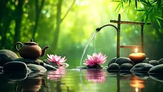 Relaxing Peaceful Night Soundscape | With Flowing Water And Nature Calm
