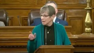 Kansas Gov. Laura Kelly delivers her last State of the State Address