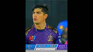 Naseem shah⚡️⚡️Tim david👿🤩|| #shorts #psl #levelhai