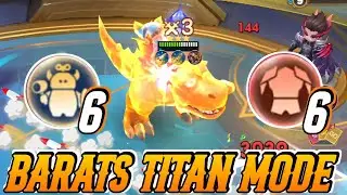 BARATS TITAN MODE !! 6 TOY MISCHIEF 6 DAUNTLESS !! COMBO TERKUAT MAGIC CHESS GO GO 