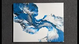 Dutch Pour two ways: Chaos & Traditional - Acrylic Fluid Art