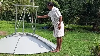 SOLID-8 FEET SATELLITE DISH SETTING-Part-2 (TECH-INFO)Joy Abraham V