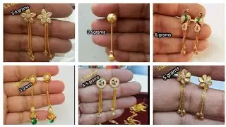 variety designs chain models earrings with weight.