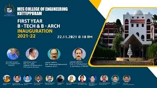 First year B-Tech & B-Arch inauguration 2021-22